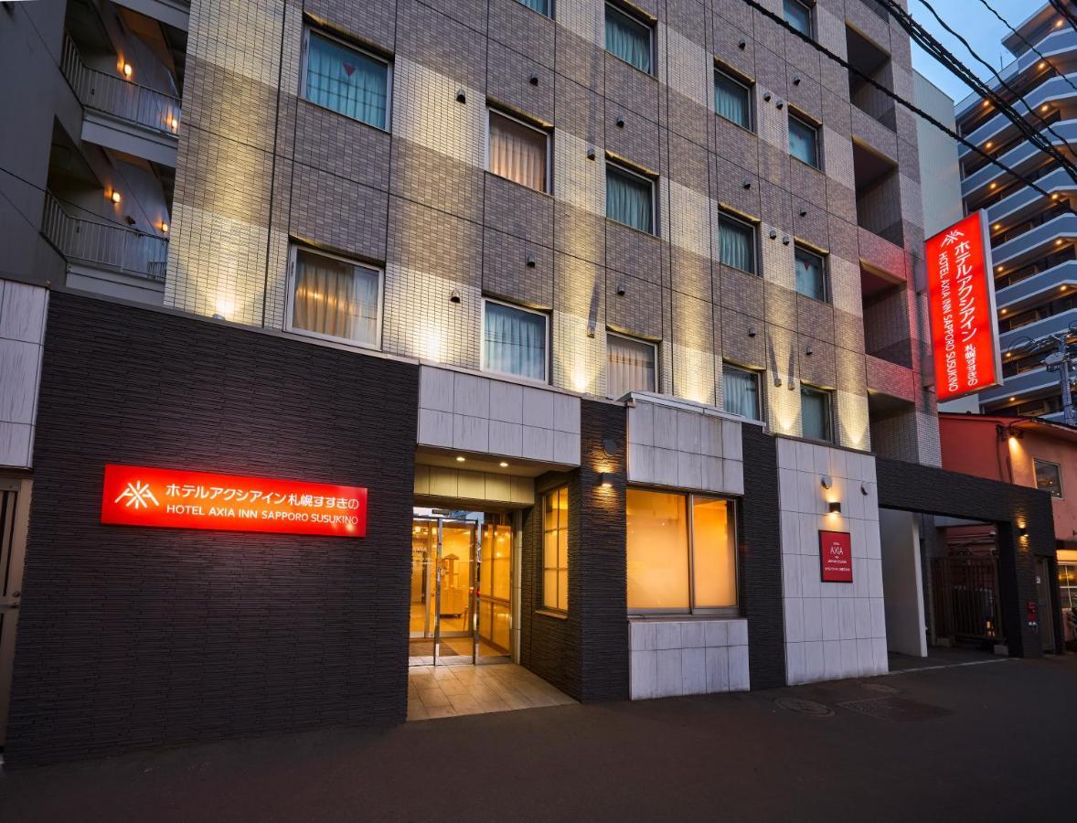 Hotel Axia Inn Sapporo Susukino Esterno foto